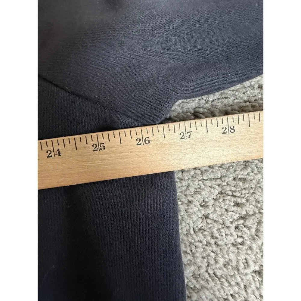 Nike Hoodie Womens 2X Black Full Zip Hooded Fleece Pockets Heavyweight